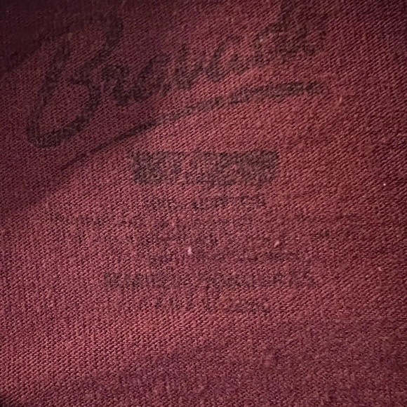 BRAVADO MENS MAROON GUNS N ROSES SHORT SLEEVE T-SHIRT SIZE LARGE - Picture 6 of 6